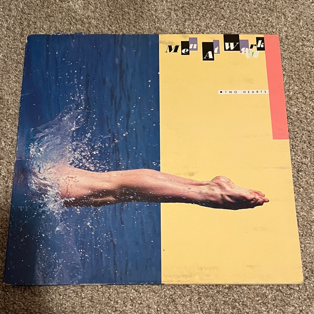 Men at Work “Two Hearts” Vinyl Album 1985